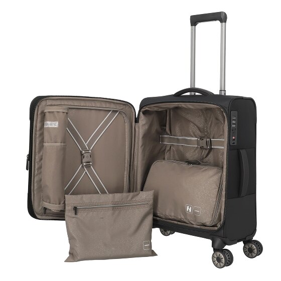 Travelite Crosslite 4 Rollen Kabinentrolley S 55 cm
