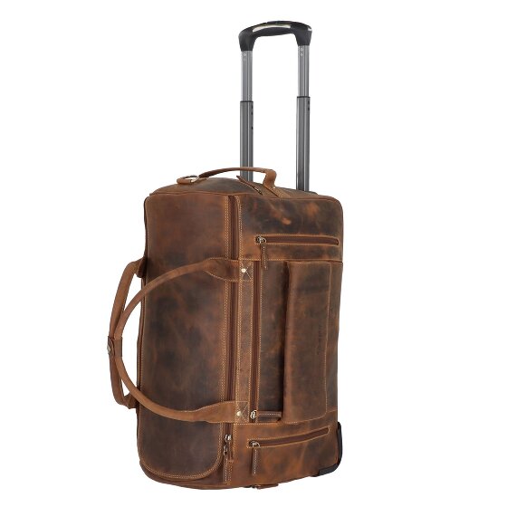 Greenburry Vintage 2 Rollen Reisetasche Leder 32 cm