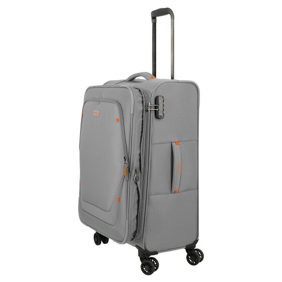 Travelite Umbria 4 Rollen Trolley M 67 cm mit Dehnfalte