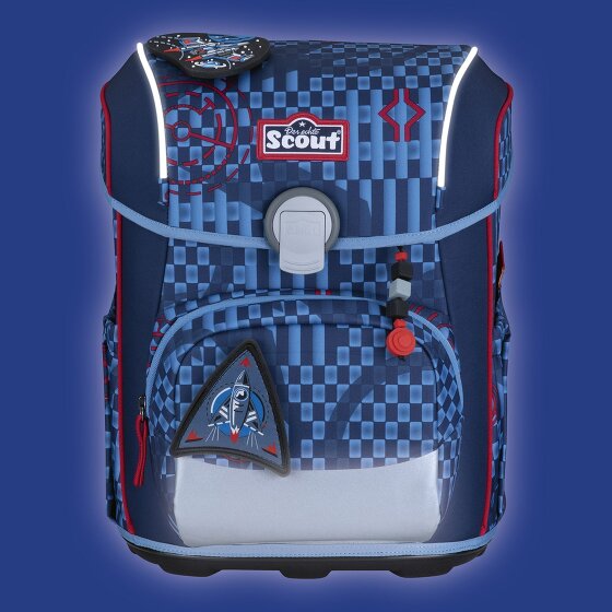 Scout Neo Exklusiv Safety Light Schulranzen-Set 5-teilig