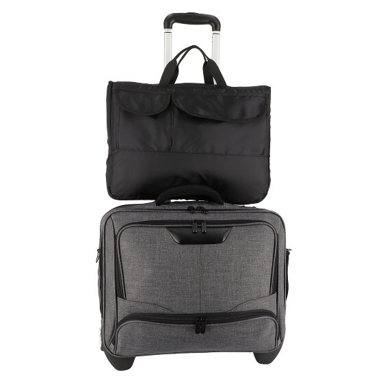 Dermata 2 Rollen Businesstrolley 44 cm Laptopfach