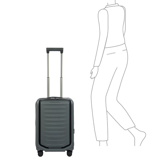 Porsche Design Roadster 4 Rollen Kabinentrolley S 55 cm Laptopfach mit Dehnfalte