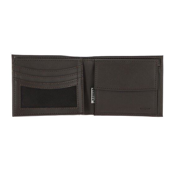 oxmox Leather Geldbörse RFID Schutz Leder 12 cm