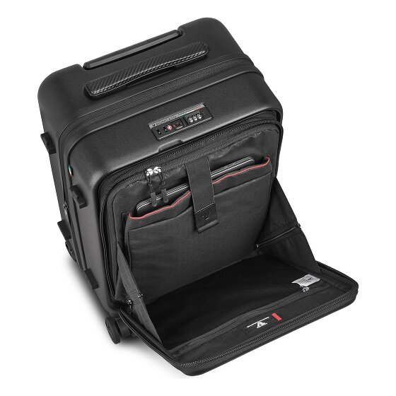 Roncato Florence 4-Rollen Kabinentrolley 55 cm mit Dehnfalte Laptopfach