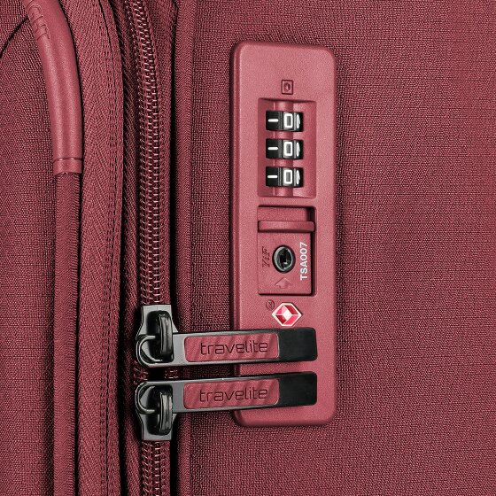 Travelite Skaii 4 Rollen Kofferset 3-teilig mit Dehnfalte