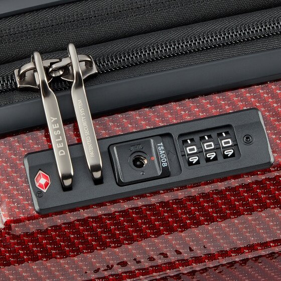 Delsey Paris Helium Ultimate 4 Rollen Kabinentrolley 55 cm mit Dehnfalte