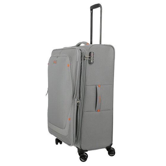 Travelite Umbria 4 Rollen Trolley L 77 cm mit Dehnfalte