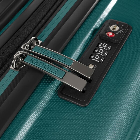 Redolz Essentials 14 4 Rollen Kabinentrolley 55 cm mit Dehnfalte