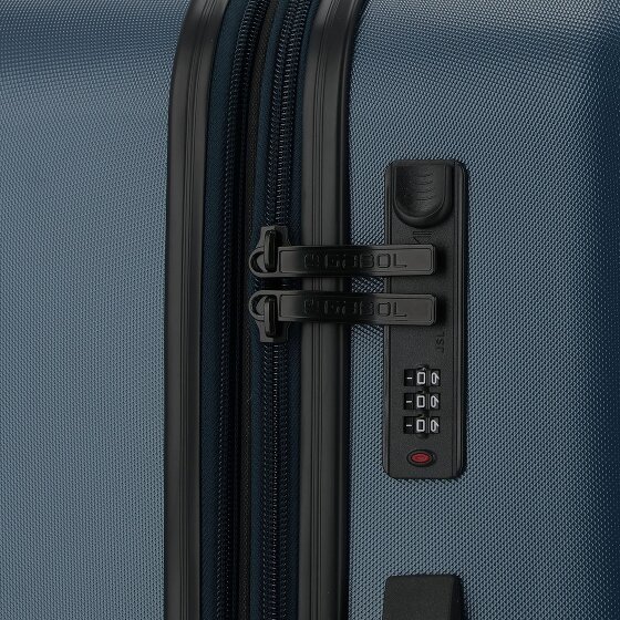 Gabol Future Plus 4 Rollen Trolley 66 cm mit Dehnfalte