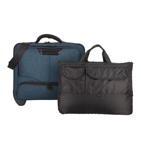 Dermata 2 Rollen Businesstrolley 46 cm Laptopfach