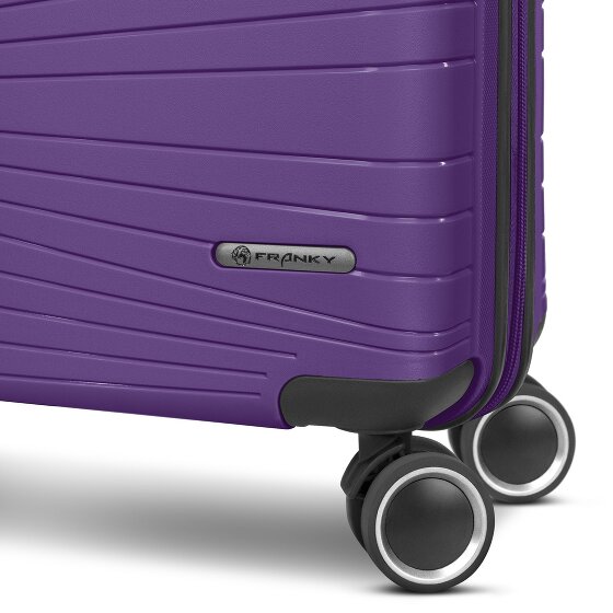 Franky Dallas 3.0 4 Rollen Trolley M 65 cm mit Dehnfalte