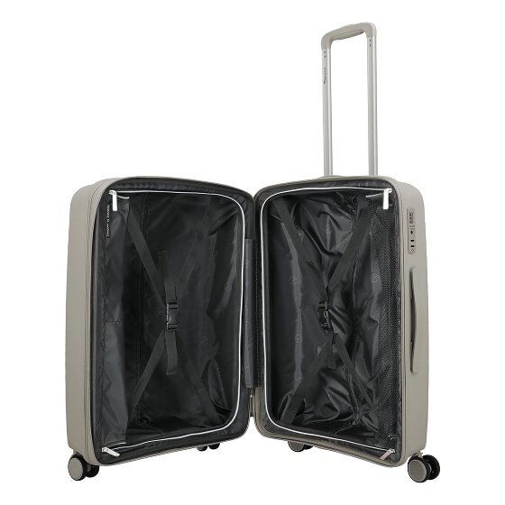 Travelite Tamaris x Travelite Voyaage 4 Rollen Trolley M 66 cm mit Dehnfalte