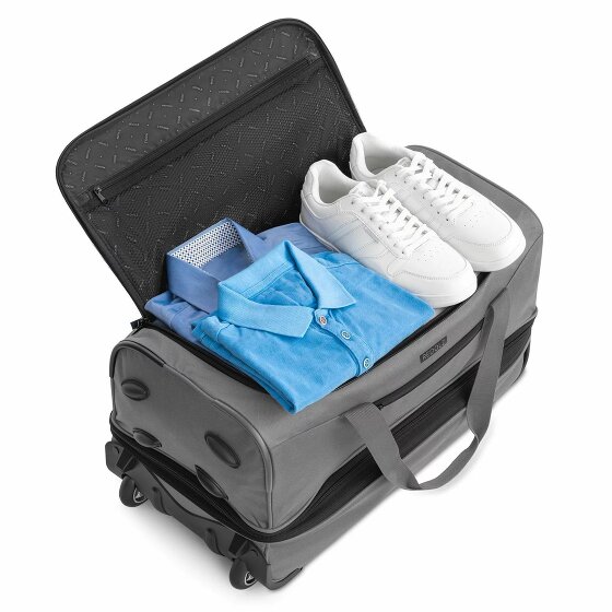 Redolz Duffle Essentials MEDIUM EXP. 2 Rollen Reisetasche S 55 cm mit Dehnfalte