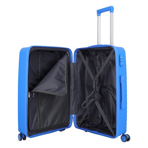 Travelite Pacific 4 Rollen Kofferset 3-teilig