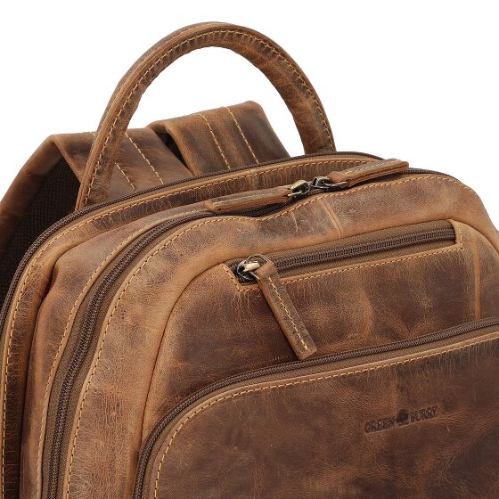 Greenburry Vintage Daypack Leder 43 cm Laptopfach