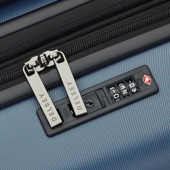 Delsey Paris Air Armour 4 Rollen Kofferset 3-teilig mit Dehnfalte
