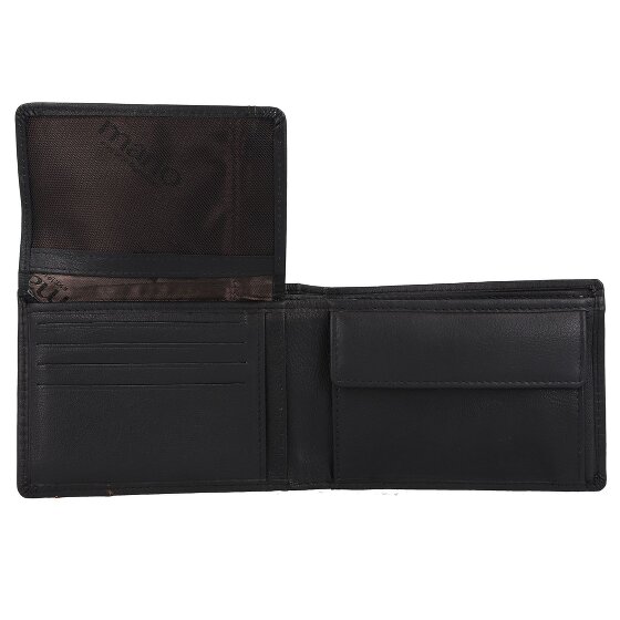 mano Don Leonardo Geldbörse RFID Leder 12 cm
