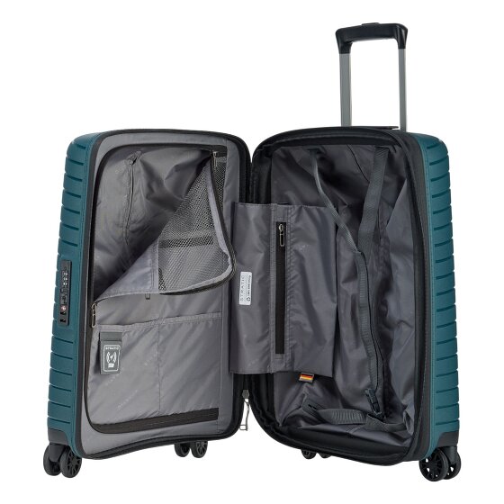 Stratic Novium 4 Rollen Kabinentrolley S 55 cm mit Dehnfalte