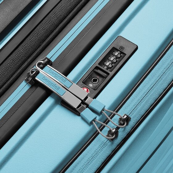Bergpfeil Travel 4 Rollen Kabinentrolley 55 cm Laptopfach mit Dehnfalte