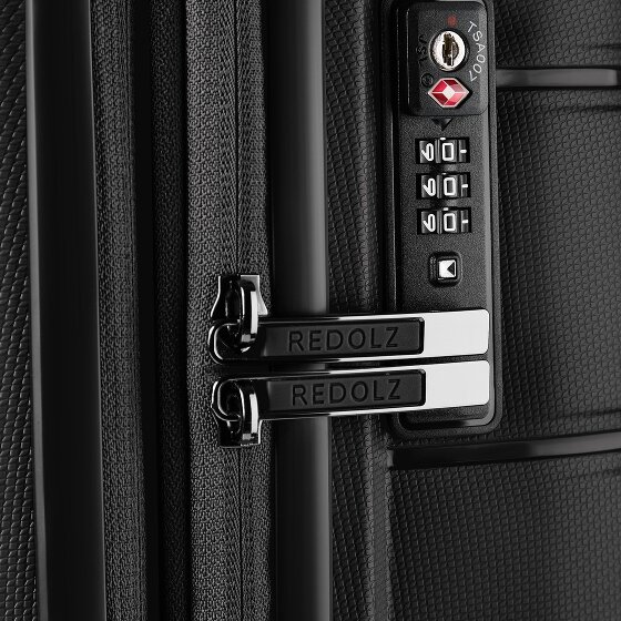 Redolz Essentials 11 4 Rollen Kabinentrolley 55 cm mit Dehnfalte