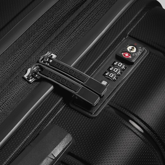 Redolz Essentials 11 4 Rollen Kabinentrolley 55 cm mit Dehnfalte