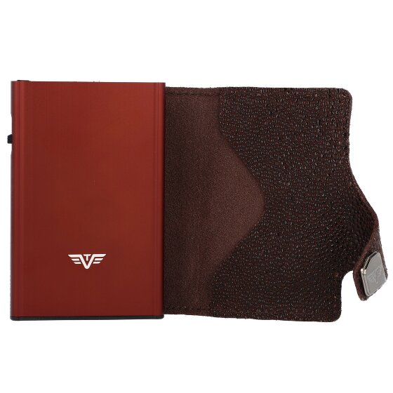 Tru Virtu Click & Slide Kreditkartenetui Geldbörse RFID Leder 6,5 cm