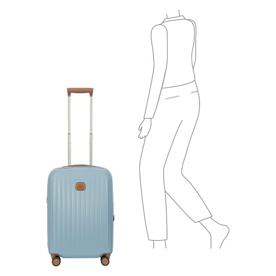 Bric's Taormina 4 Rollen Trolley S 57 cm mit Dehnfalte