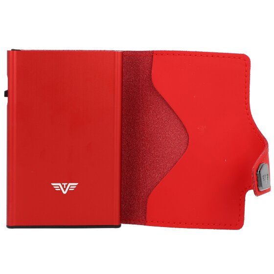 Tru Virtu Click & Slide Kreditkartenetui Geldbörse RFID Leder 6,5 cm