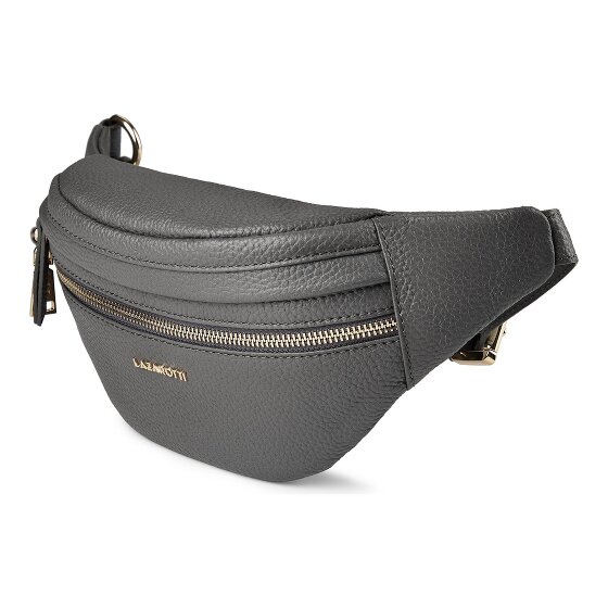 Lazarotti Bologna Leather Double-Zip Gürteltasche Crossbody Leder 25 cm