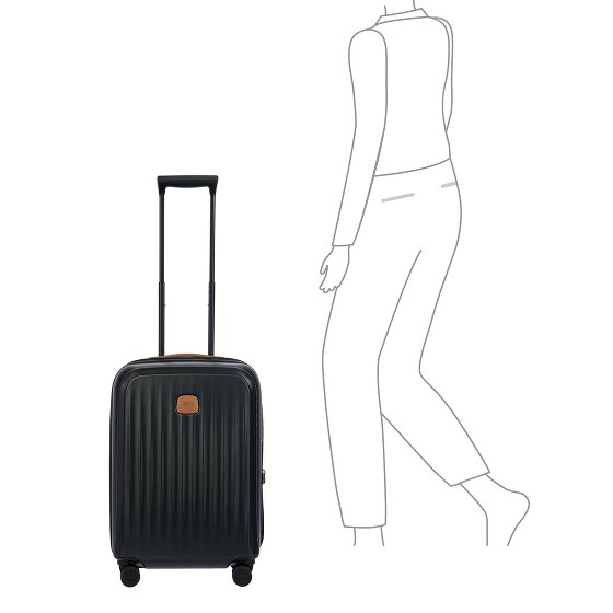 Bric's Taormina 4 Rollen Trolley S 57 cm mit Dehnfalte