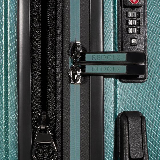 Redolz Essentials 14 4-Rollen Kofferset + Beautycase 4 tlg. mit Dehnfalte