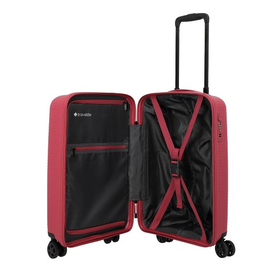 Travelite Air Stripe 4 Rollen Kabinentrolley 55 cm