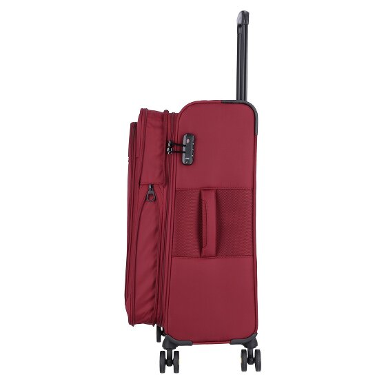 d&n Travel Line 9704 4 Rollen Trolley M 68 cm mit Dehnfalte