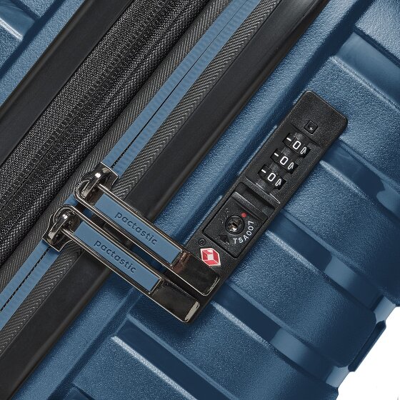 Pactastic Collection 04 THE CABIN + 4 Rollen Kabinentrolley S 55 cm mit Dehnfalte