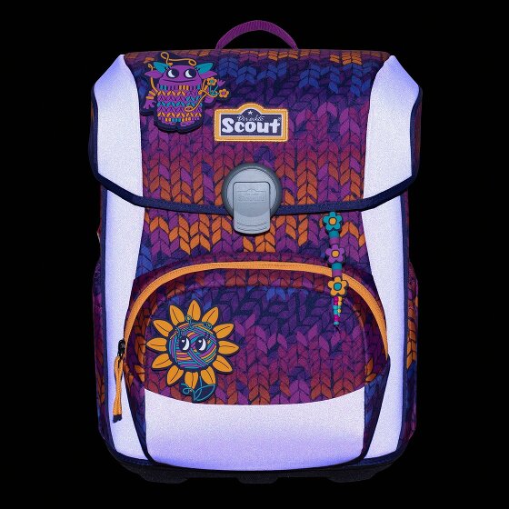 Scout Neo Exklusiv Superflash Schulranzen-Set 4-teilig