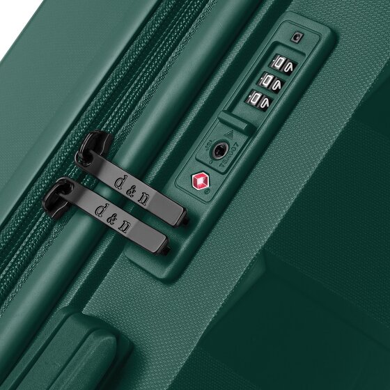 d&n South Dakota 4 Rollen Trolley L 76 cm mit Dehnfalte