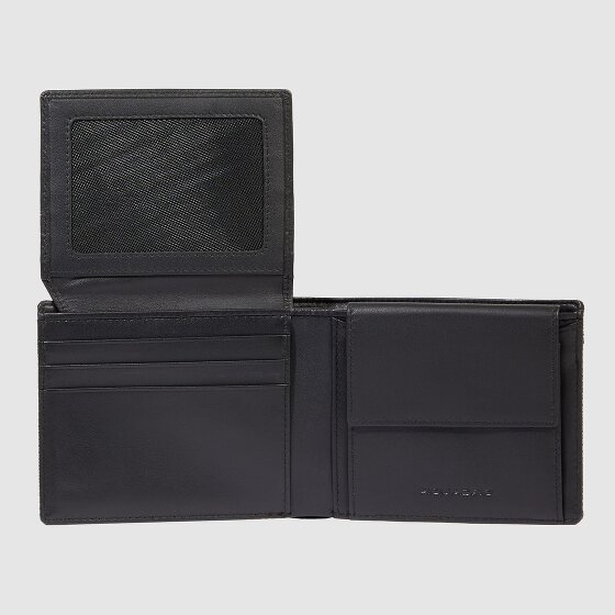 Piquadro Orion Geldbörse RFID Schutz Leder 11 cm