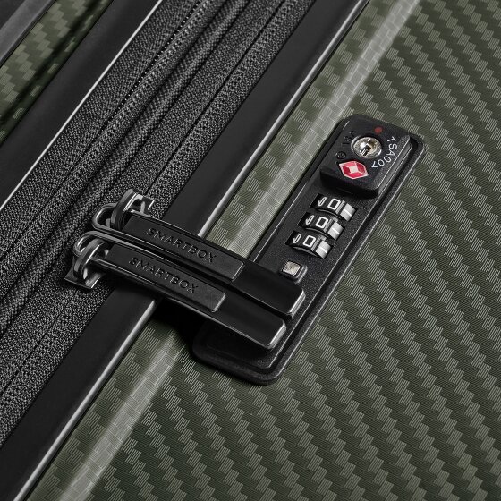 Smartbox Edition 01 4 Rollen Kabinentrolley 55 cm mit Dehnfalte