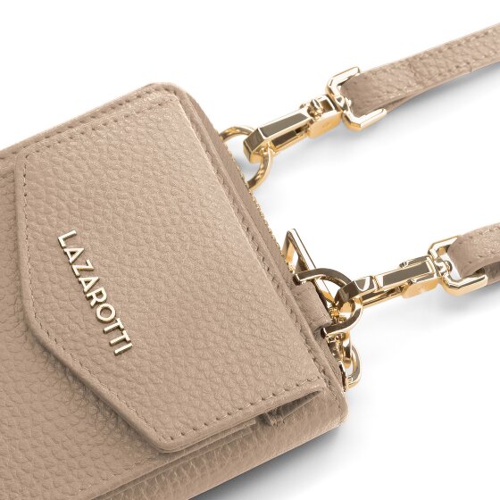 Lazarotti Bologna Leather Zip-Around Geldbörse Handytasche Leder 19 cm