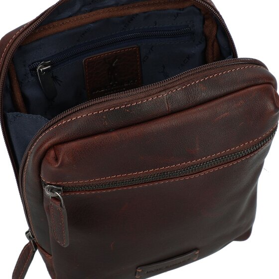 Jack Kinsky Porto Umhängetasche Leder 20 cm