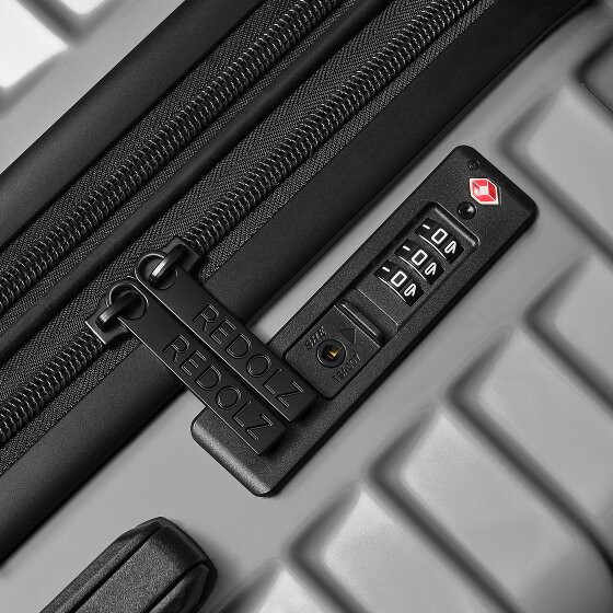 Redolz Essentials 18 4 Rollen Kabinentrolley 55 cm mit Dehnfalte