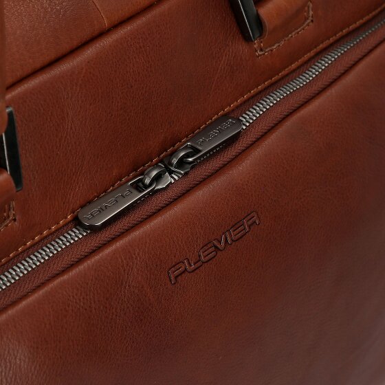 Plevier Vintage Bill Aktentasche Leder 40 cm Laptopfach
