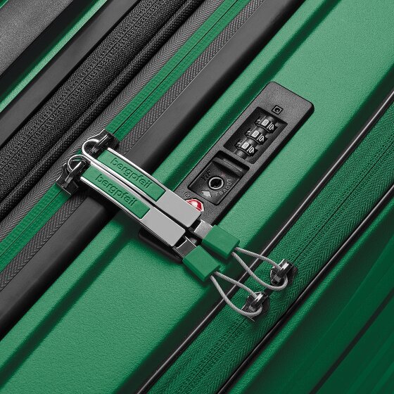 Bergpfeil Travel 4 Rollen Kabinentrolley 55 cm Laptopfach mit Dehnfalte