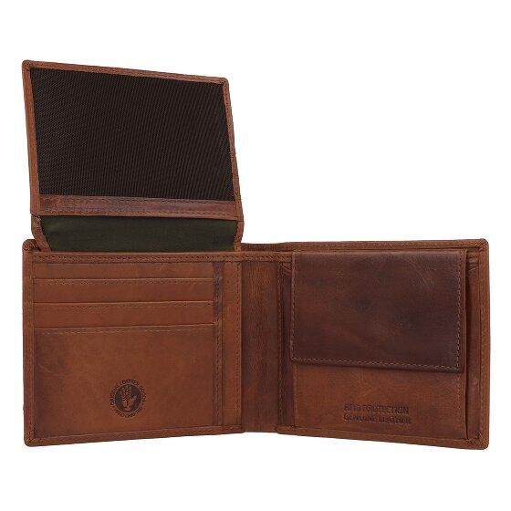 Greenburry Newport Geldbörse RFID Schutz Leder 12 cm