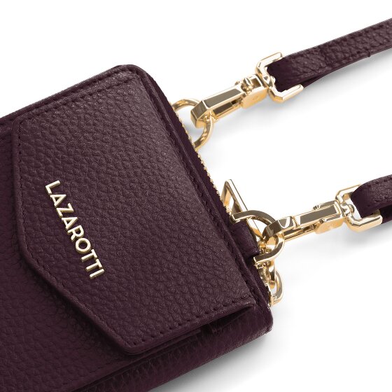 Lazarotti Bologna Leather Zip-Around Geldbörse Handytasche Leder 19 cm