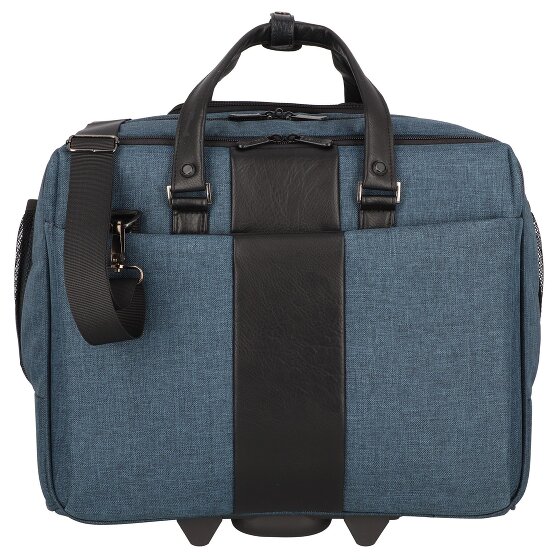 Dermata 2 Rollen Businesstrolley 44 cm Laptopfach