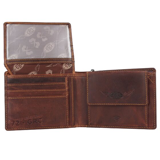 Greenburry Racing Collection Darlington Geldbörse RFID Leder 12 cm