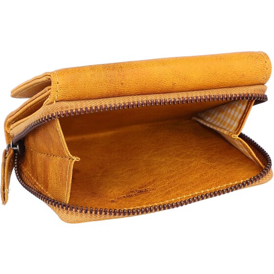 Mika Geldbörse Leder 11 cm