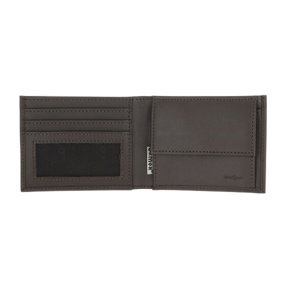 oxmox Leather Geldbörse RFID Schutz Leder 11 cm