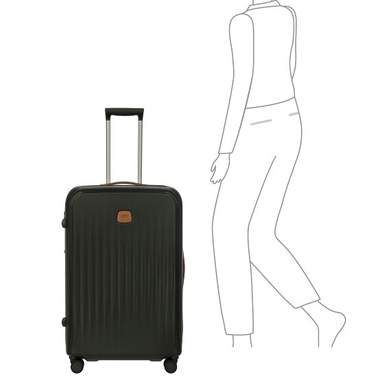 Bric's Taormina 4 Rollen Trolley 75 cm mit Dehnfalte